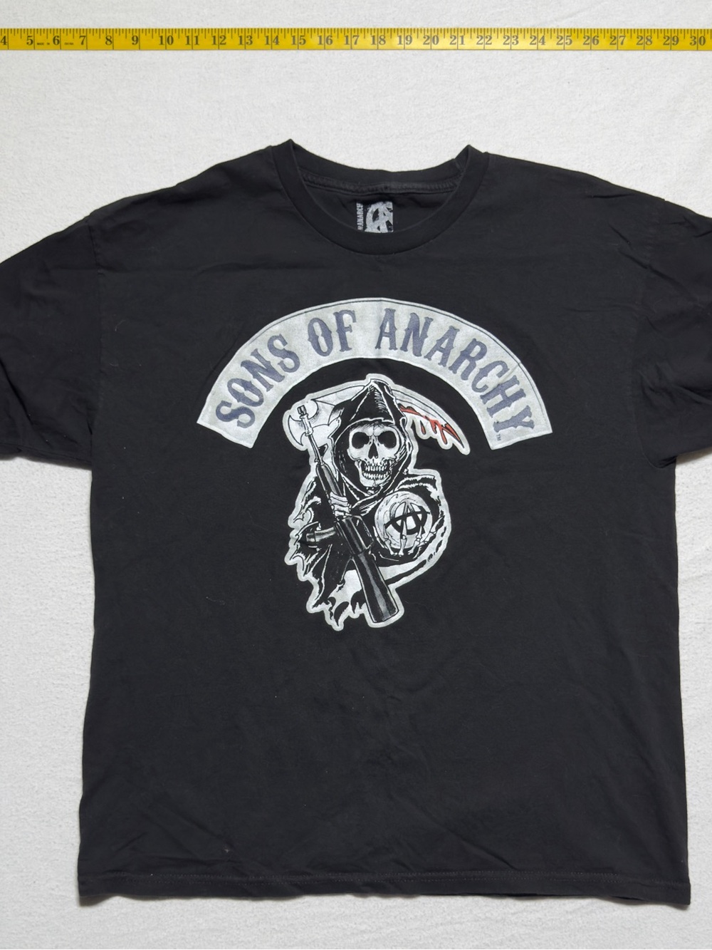 Sons of Anarchy Black Short-Sleeve Graphic Tee